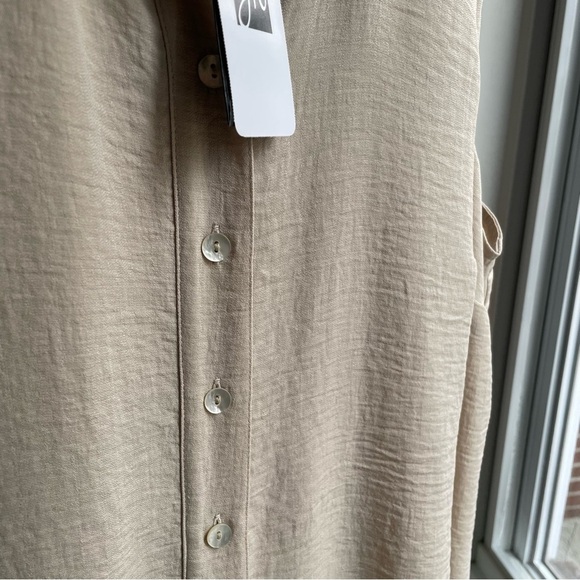 Joseph Ribkoff Champagne coloured sleeveless dress size 14 - Picture 11 of 13